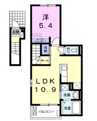 アンジュールの物件間取画像